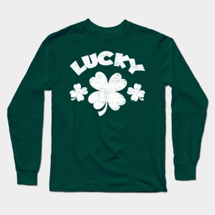 Funny T-Shirt Lacky Happy St Patrick's Day Long Sleeve T-Shirt